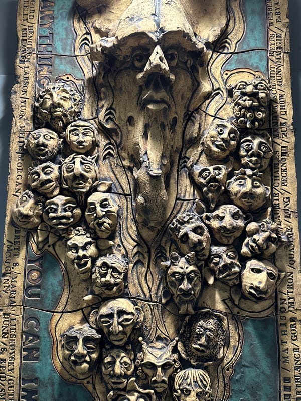 Bas-relief sculpture documented in Coquitlam during early morning hours