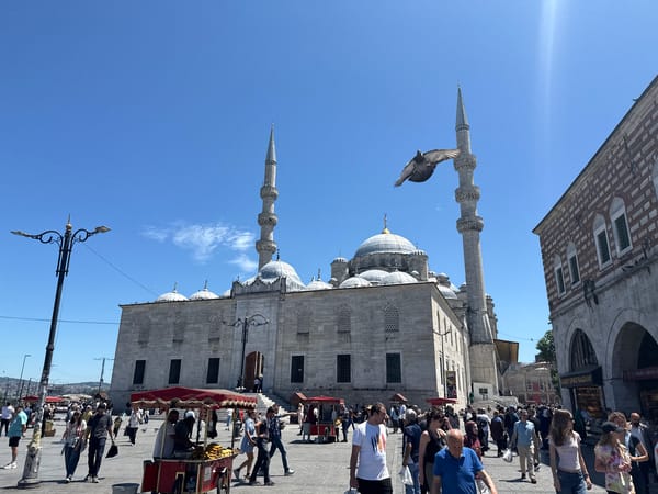 Morning street life documented around Istanbul's historic Eminönü district