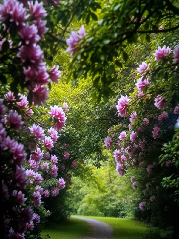 Blooms, gardens, and scenic spots around Shymkent