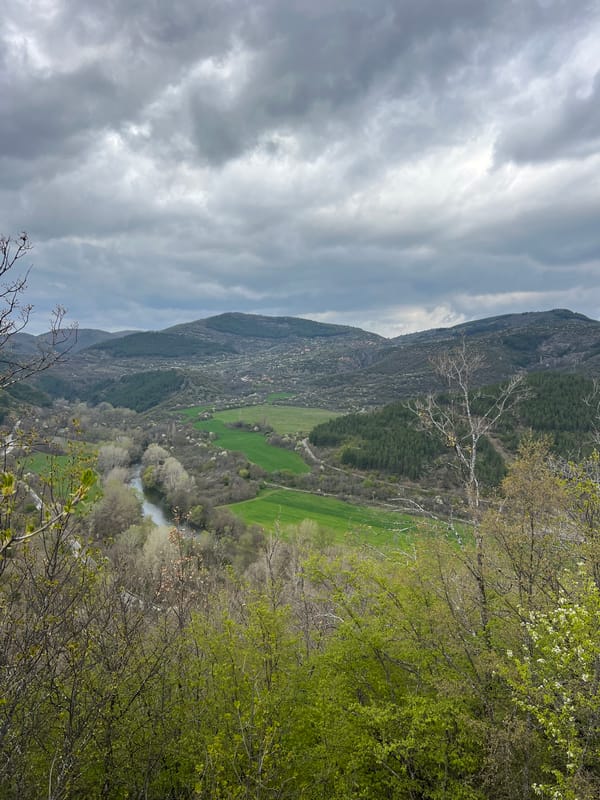 Observer captures scenic views of rural Dobrovo, Bulgaria landscape