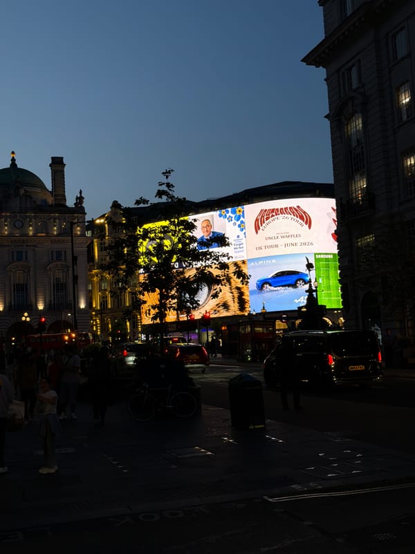 Evening scenes captured at Piccadilly Circus and London Chinatown