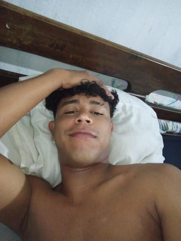 Young man photographed resting in Macho Muerto, Venezuela