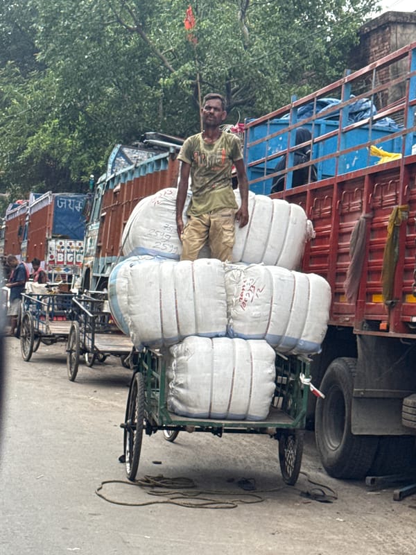 Morning street commerce scenes documented across Kolkata