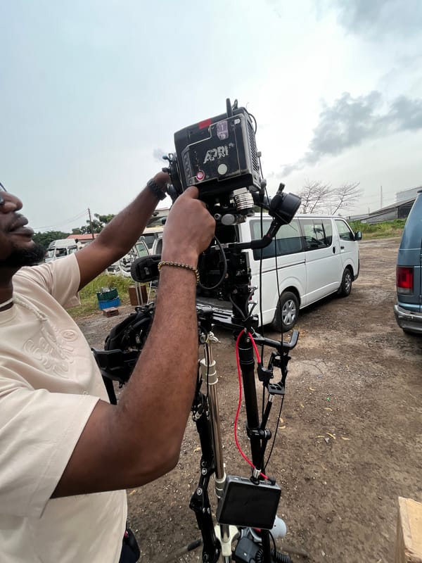 Film crew spotted working production set in Lagos