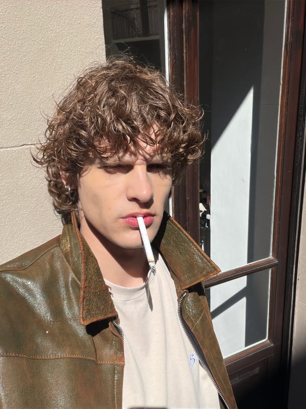 Portrait and interior window views captured in Milan