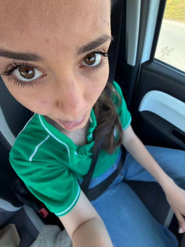 Person photographed in vehicle near Bogrov, Bulgaria