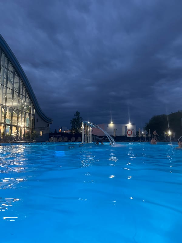 Water park scenes documented in Ulyanovsk, Russia