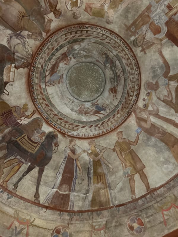 Street scenes and ancient tomb documented in Kazanlak, Bulgaria