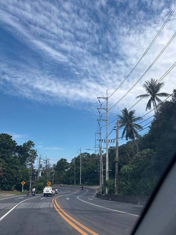 Early morning urban street scenes documented in tropical city