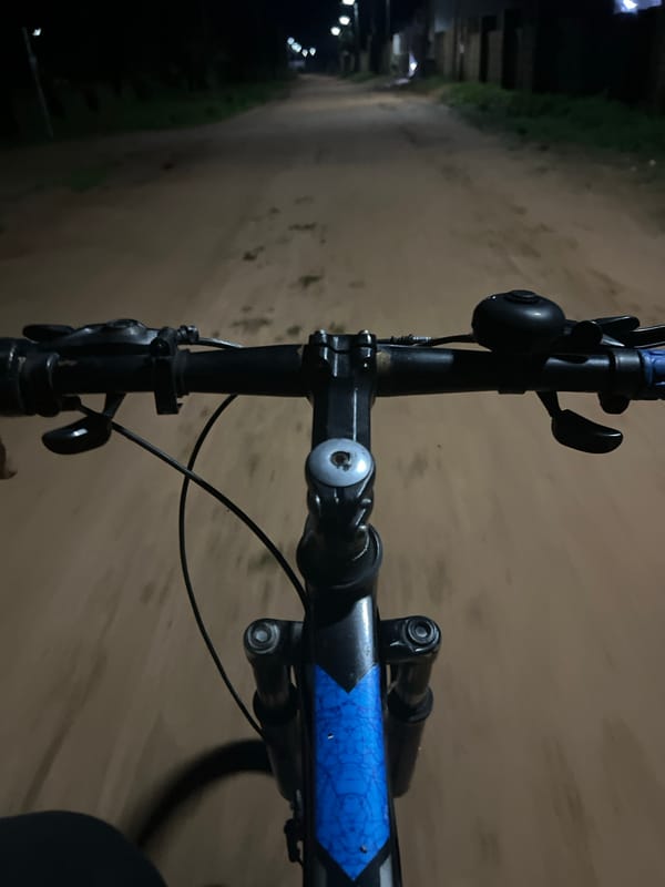 Night cyclist documents rural journey, masked encounter in Nigeria