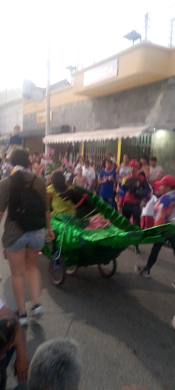 Carnival parade draws crowds in Juan Griego, Venezuela