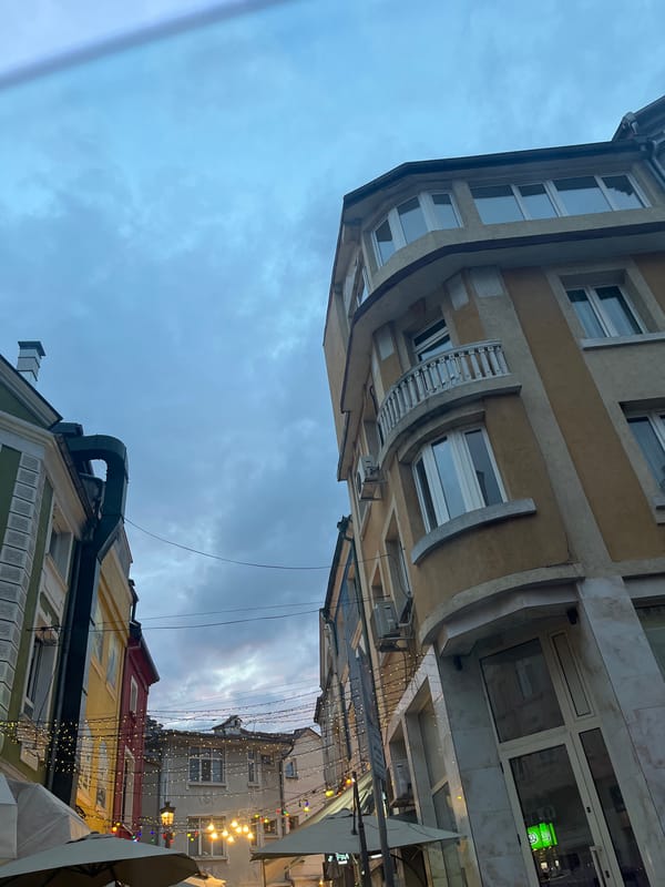 Evening scenes captured across historic Plovdiv, Bulgaria