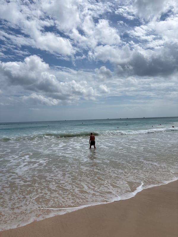 Regular beach day activities captured in Kuta Selatan