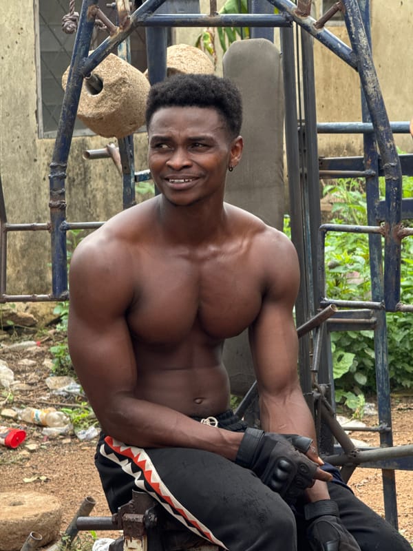 Morning outdoor workout session documented in Akwanga Nigeria