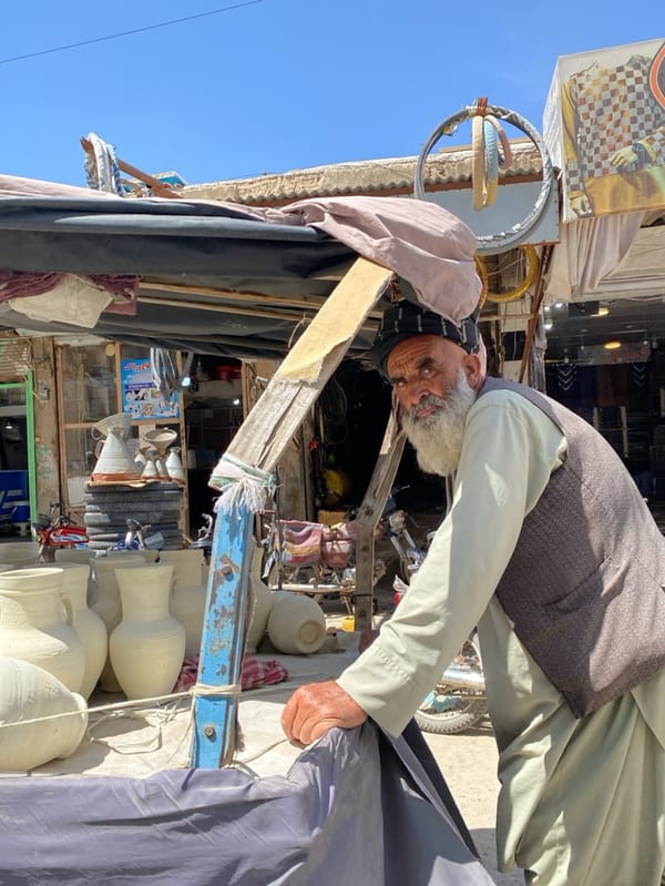 Morning street life documented in Kandahar, Afghanistan