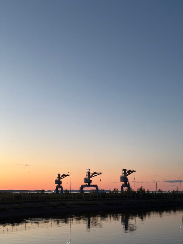 Industrial waterfront activity documented at Kama Reservoir, Chaikovsky