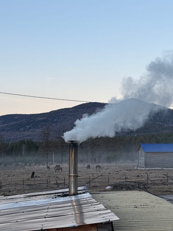 Rural life moments documented in Tyulyuk, Russia