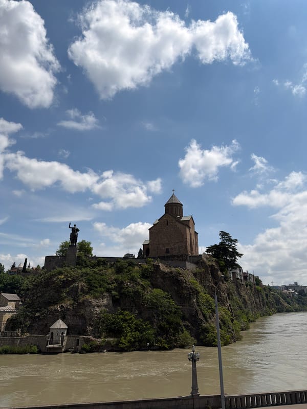 Morning walk through historic Tbilisi captures iconic landmarks