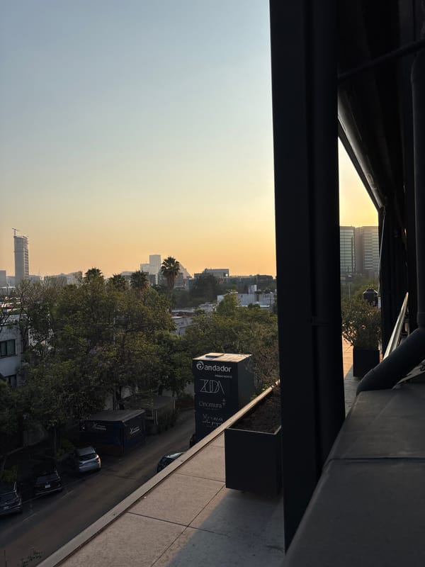 Elevated cityscape photograph captured in Mexico City