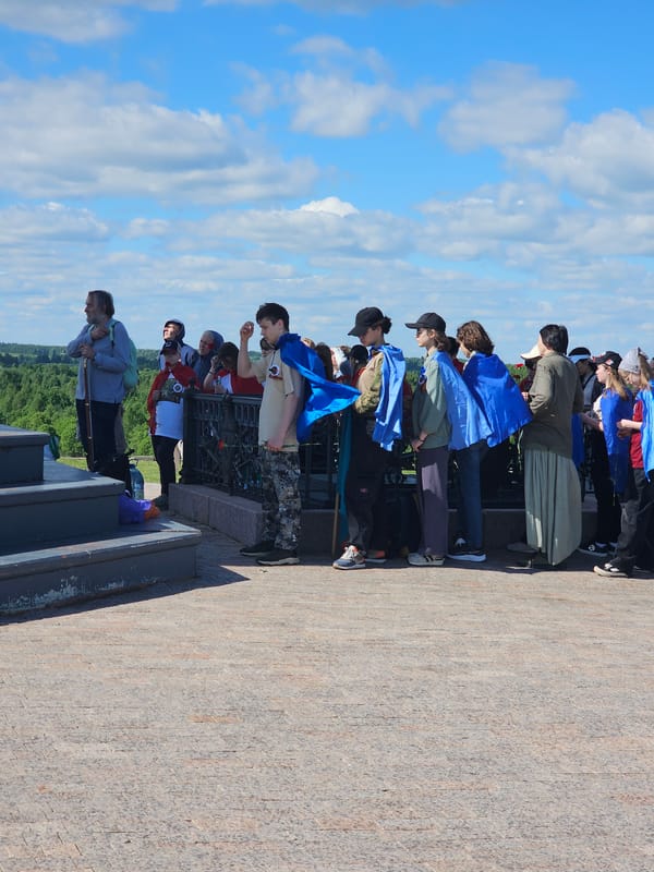Visitors tour Borodino battlefield museum exhibits and monuments