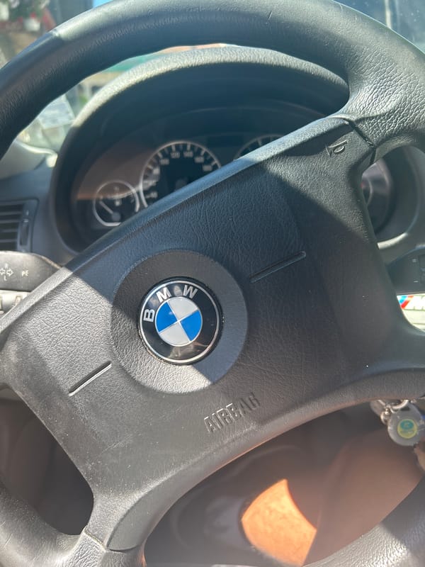 BMW interior documented in Velingrad, Bulgaria morning hours