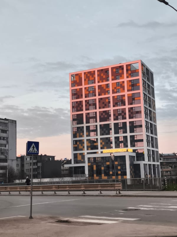 Twilight scenes captured across modern and industrial Varna