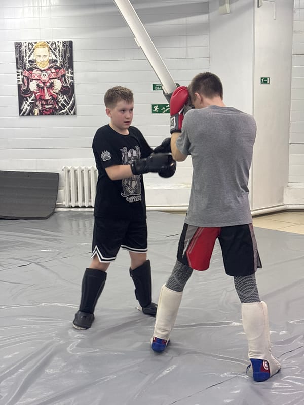 Martial arts training session observed at Perm facility