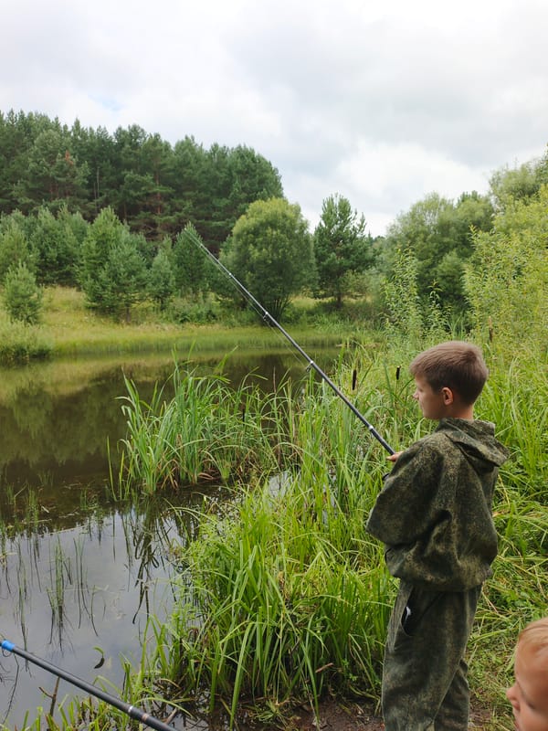 Dogs, fishing, and a forgotten building in rural Russia