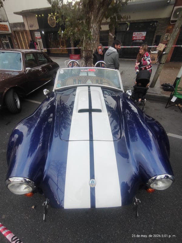 Classic car show draws crowds in Wilde, Argentina