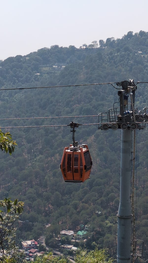 Daily life captured across Dharamshala temples, cable cars, streets
