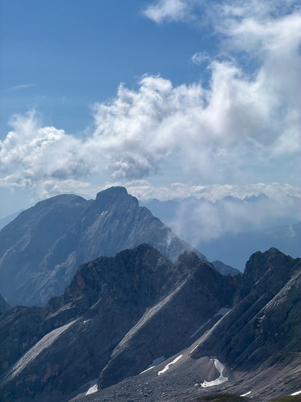 Alpine ridge chapel and mountain views above Garmisch-Partenkirchen
