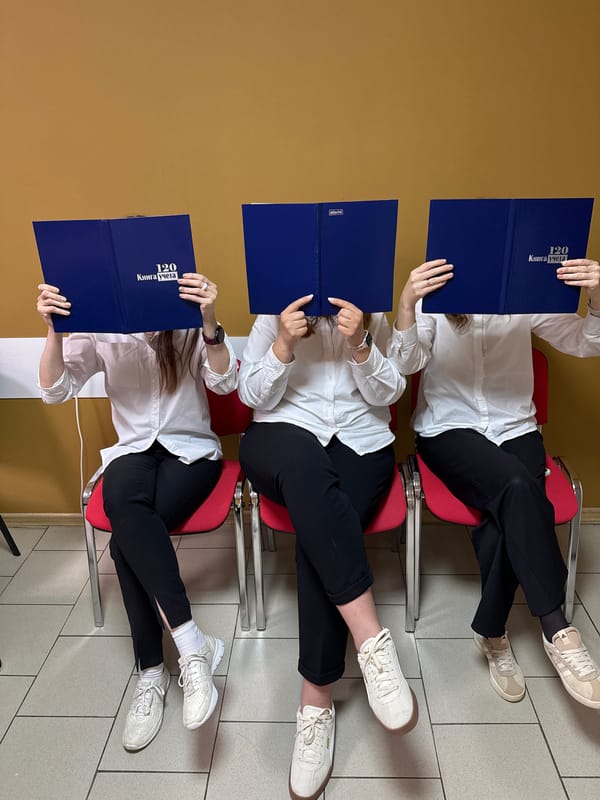 Morning workplace activities documented across Chaikovsky, Russia