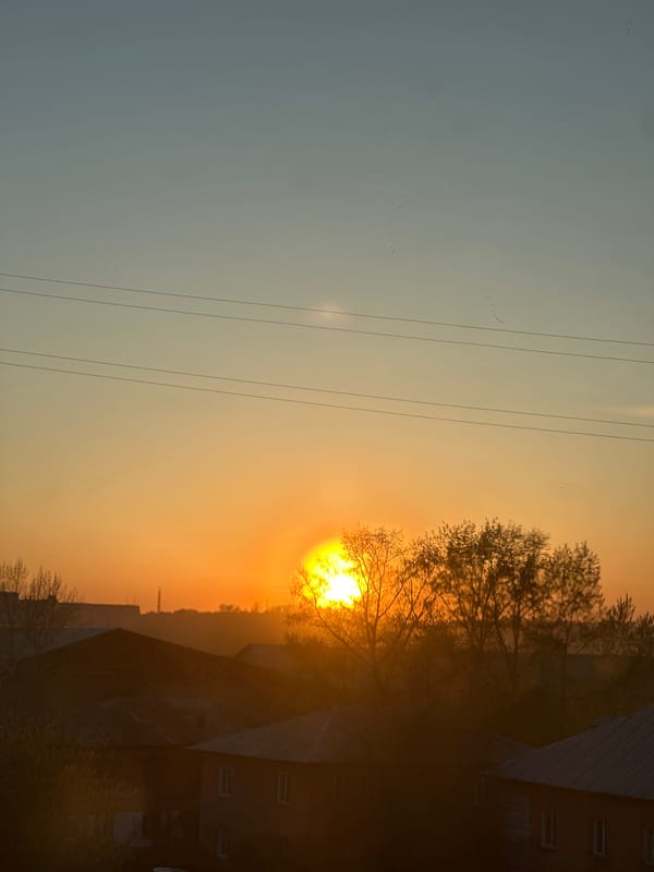 Spring photography walk documented in Biysk, Russia