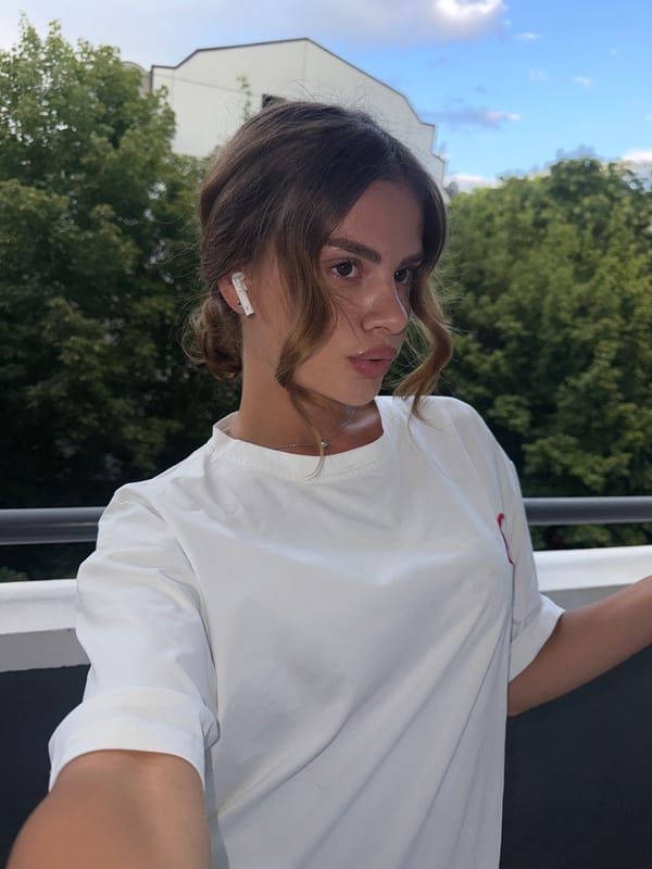 Balcony selfie session in Plovdiv, vape in hand