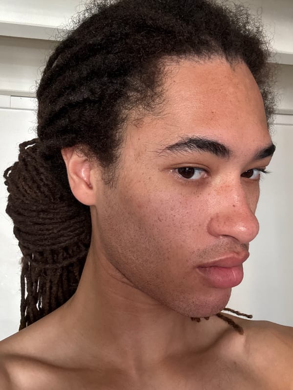 Portrait photos captured of dreadlocked individual in Paris
