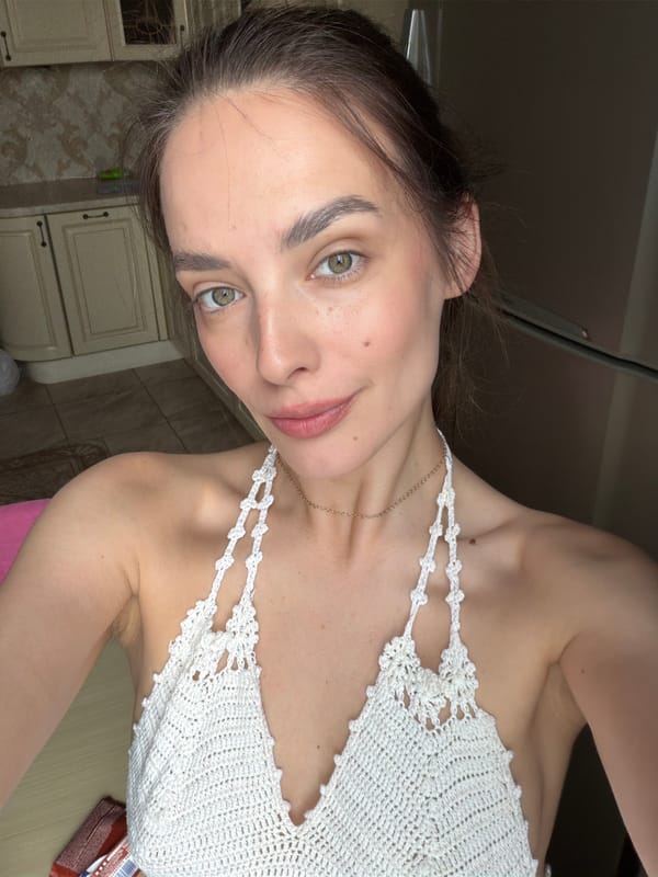 Kitchen selfie from a home in Ufa, Russia