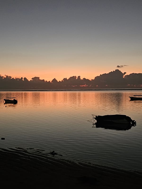 Sunset hour at Sanur Beach, Denpasar