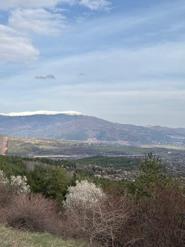 Elevated landscape views captured in Lyulin, Bulgaria