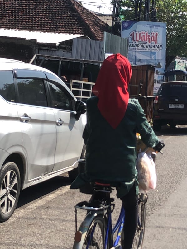 Everyday street life across three East Java villages