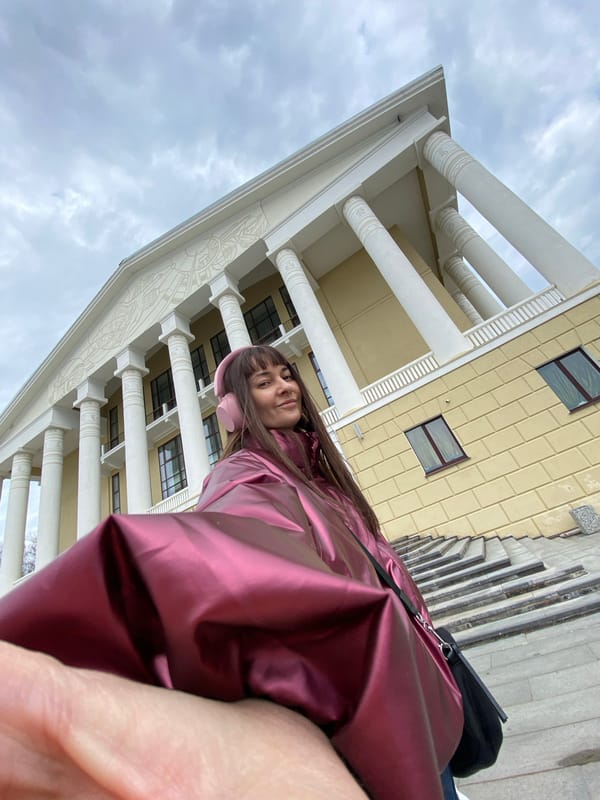 Daily life captured across Votkinsk, Russia during spring morning