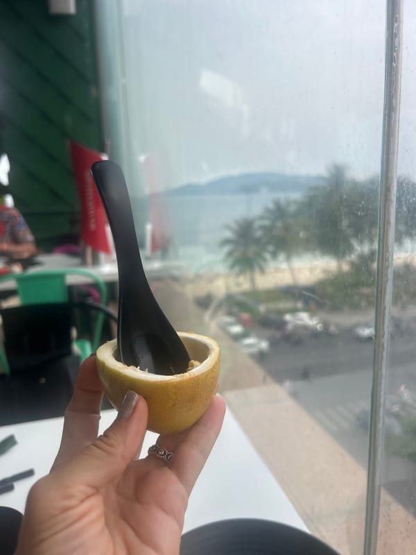 Tourist documents Vietnamese street food experience in Nha Trang