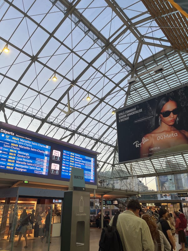 Early morning at Gare de Lyon, Paris