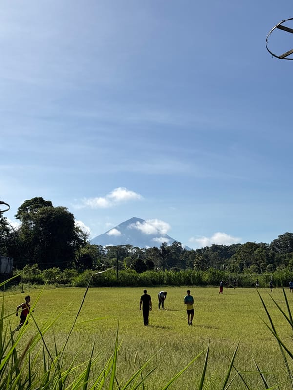 Nighttime gathering observed in Kintamani near Mount Batur