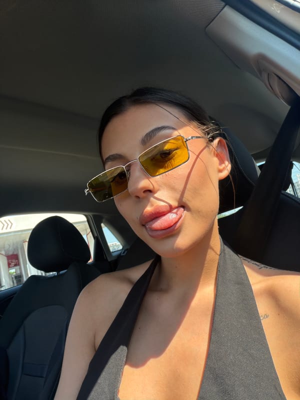 Passenger seat moment, sunglasses on, somewhere near Burgas