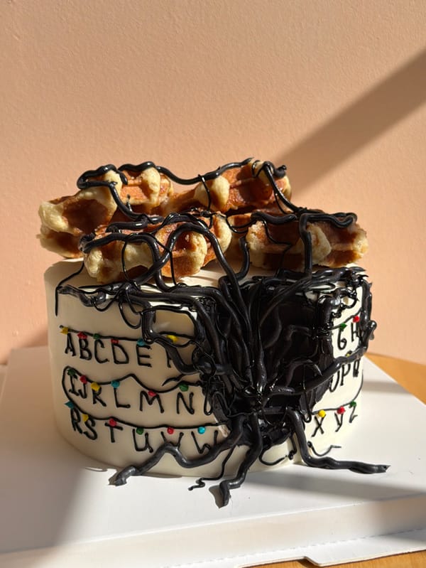 Stranger Things themed cake spotted in Tel Aviv