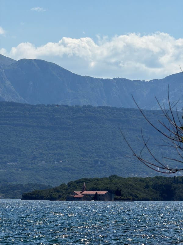 Morning coastal scenes documented in Gošići, Montenegro