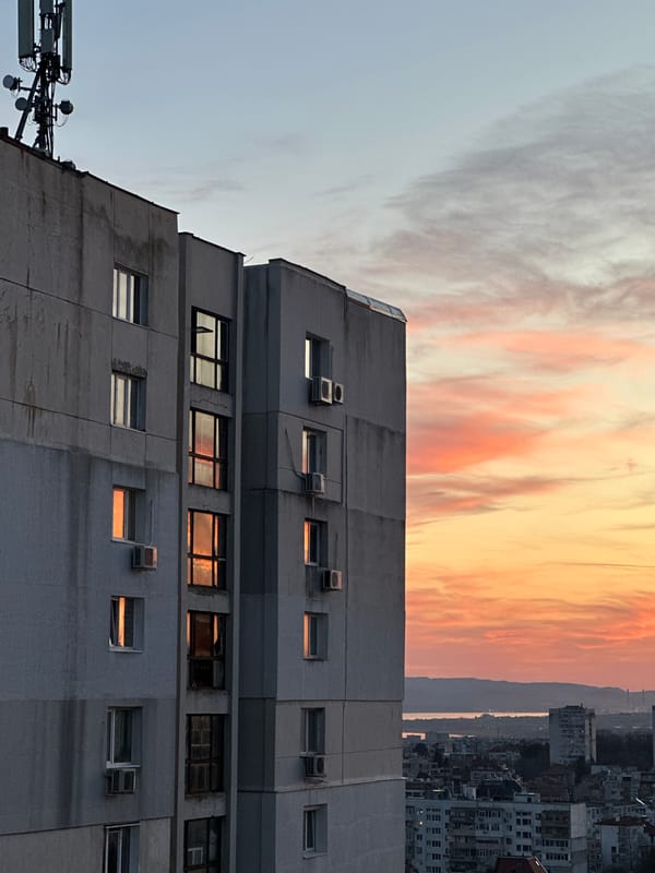 Panoramic views captured of Varna cityscape from elevated vantage point