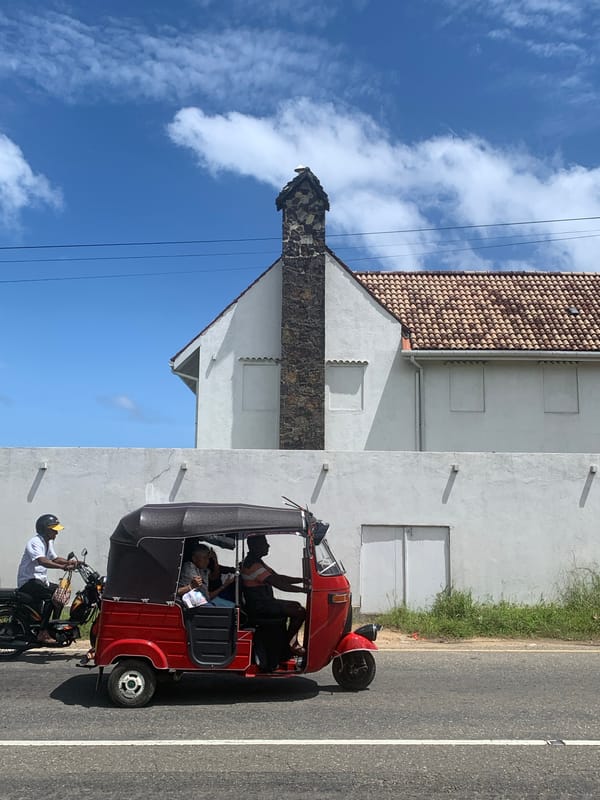 Morning street scenes documented across coastal Sri Lankan towns