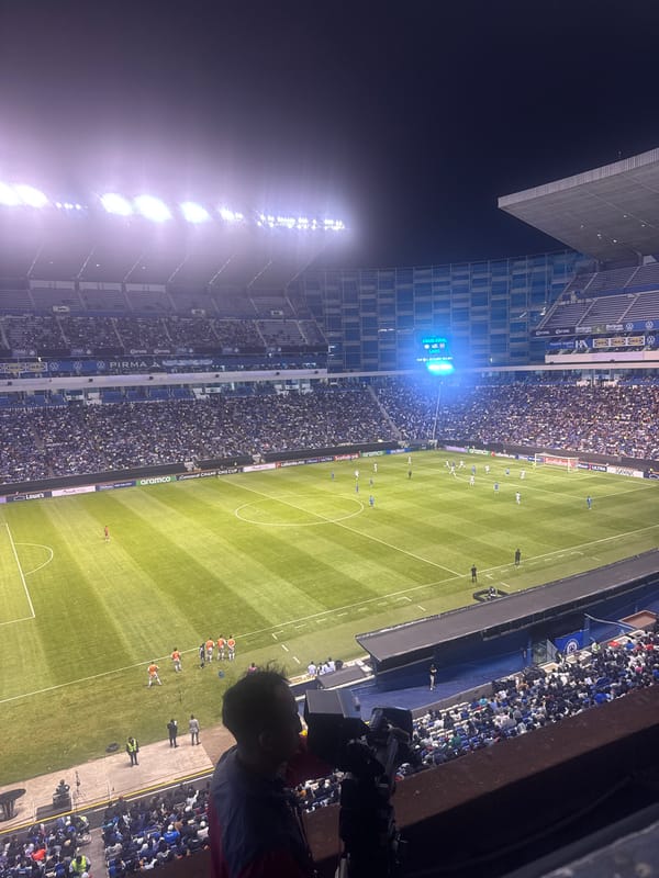 Cruz Azul leads 1-0 at packed Puebla stadium