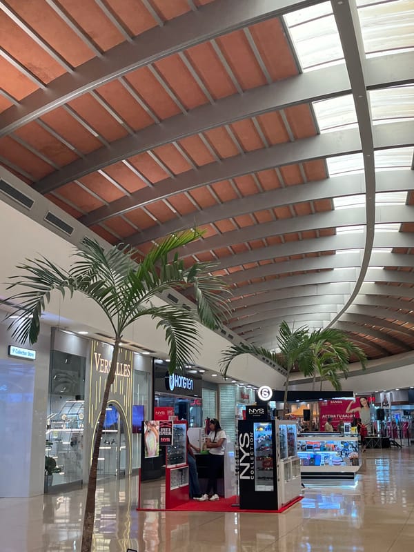 Shopping mall interior documented in Pampatar, Venezuela